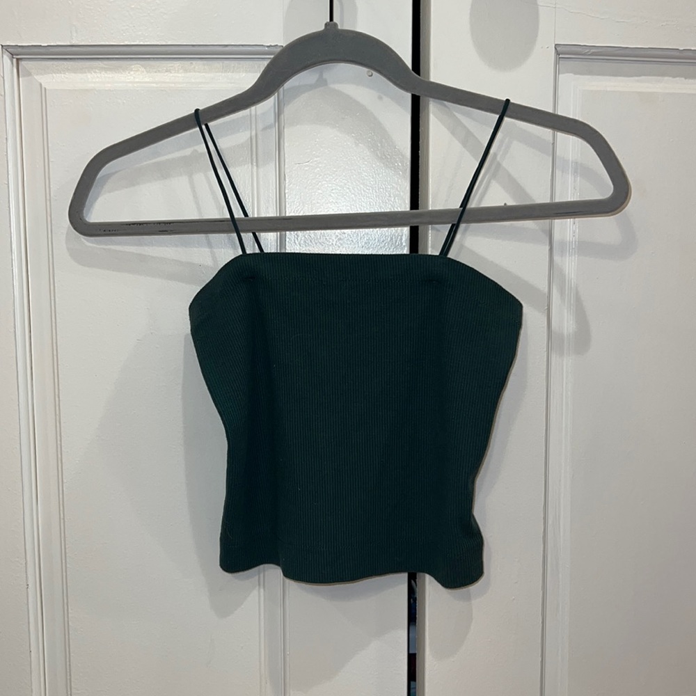 American Eagle spaghetti strap tank top in green